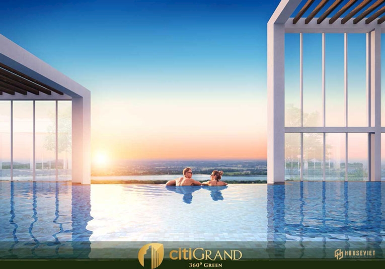 Hồ bơi dự án Citi Grand