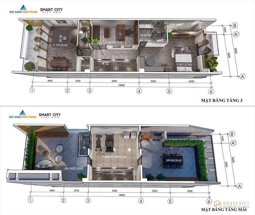 Mặt bằng chi tiết The Oriana