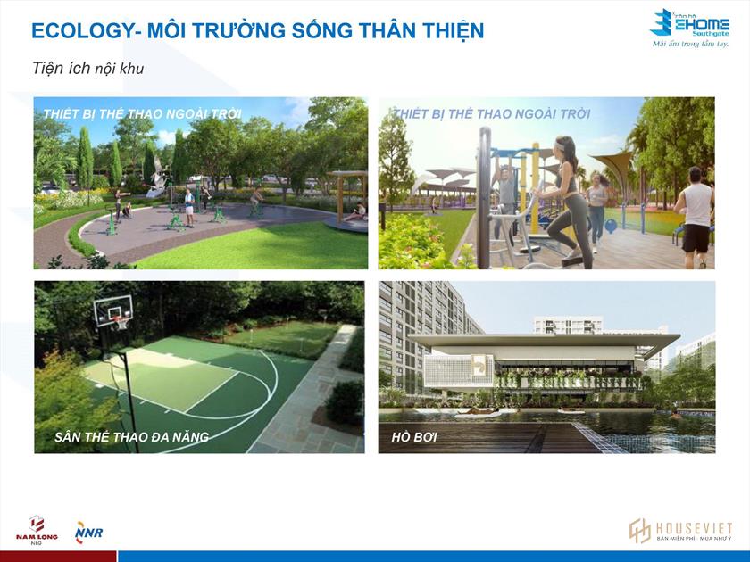 Tiện ích tại dự án Ehome Southgate