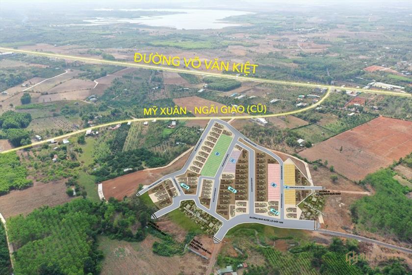 Subdivision floor plan of Phu My Golden Valley project