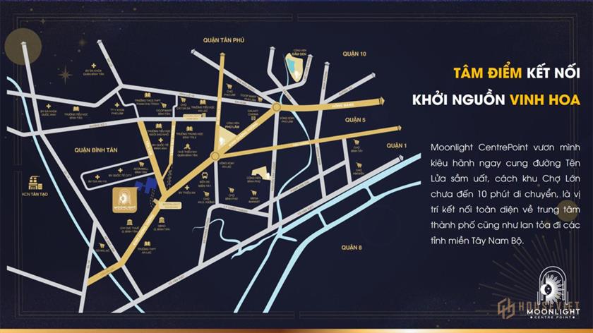Location of Moonlight Center Point project