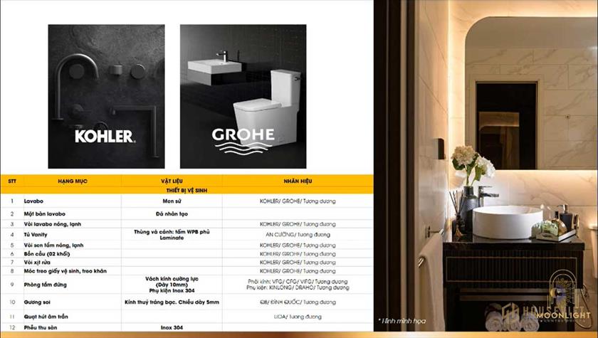 High-class furniture is available at Moonlight Center Point apartment