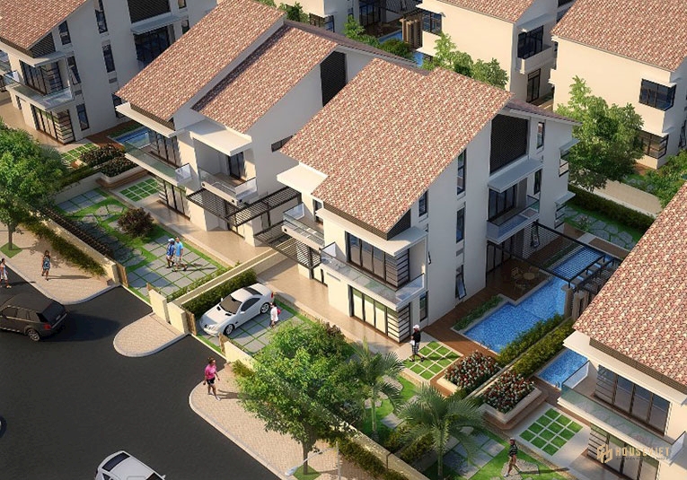 Thiết kế dự án biệt thự Sonadezi Châu Đức