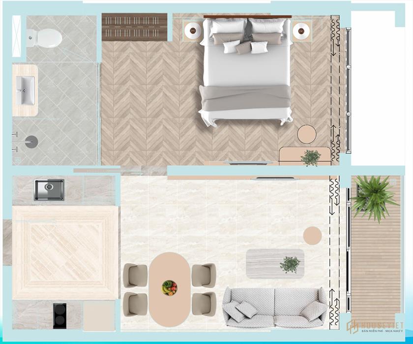Mặt bằng Aria Vũng Tàu