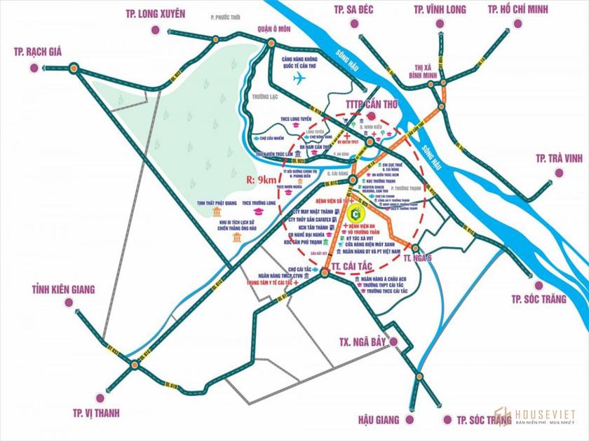 The price of Tay Do Plaza Hau Giang apartment in June 2021