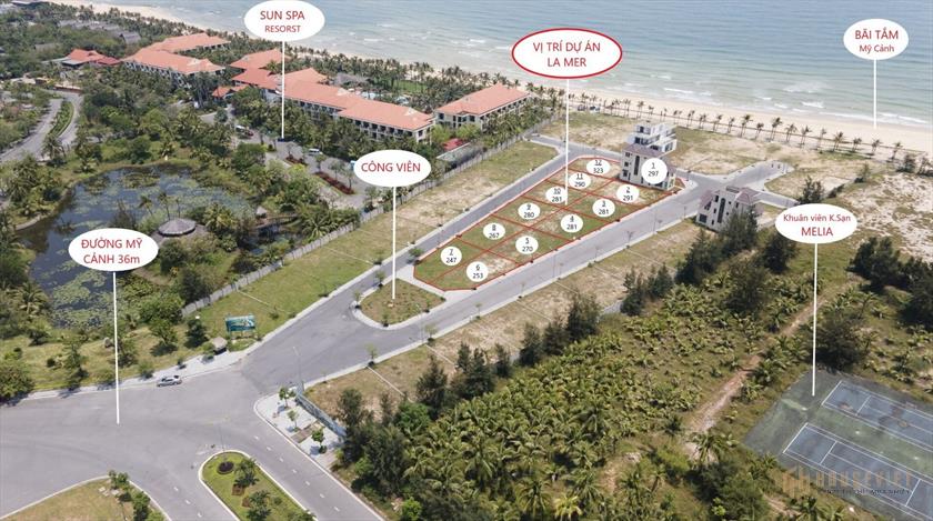 Dự án La Mer Quảng Bình |  Nền đất biệt thự biển