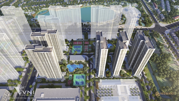 Mặt bằng phân khu Ruby - Vinhomes Smart City