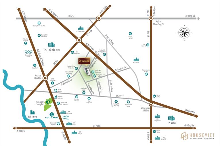 Dự án căn hộ Legacy Central Thuận An của Kim Oanh