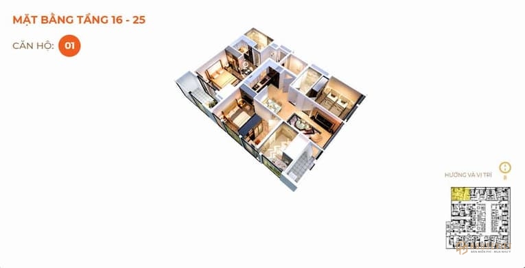 Thiết kế căn hộ The 6Nature Đà Nẵng 1