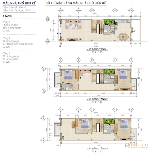 Nhà phố mẫu dự án Century City