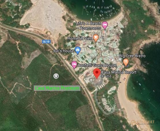 Vị trí dự án Casa Marina Premium Quy Nhơn, Bình Định