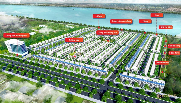 Các phân khu dự án Fenix ​​City Hậu Giang