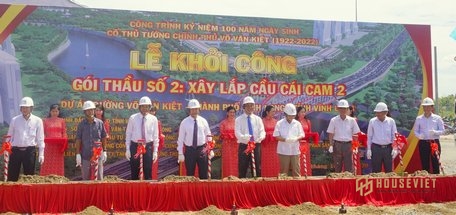 Vĩnh Long khởi công cầu Cái Cấm 664 tỷ đồng