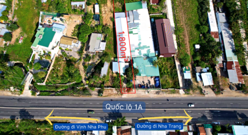 Bán nhà + kho xưởng ngay mặt tiền QL1A cách TTTP Nha Trang hơn 8 phút di chuyển - Hình ảnh 3