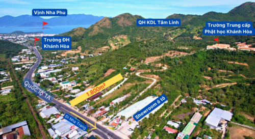 Bán nhà + kho xưởng ngay mặt tiền QL1A cách TTTP Nha Trang hơn 8 phút di chuyển